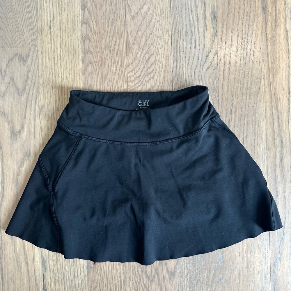 Black Tennis Skort